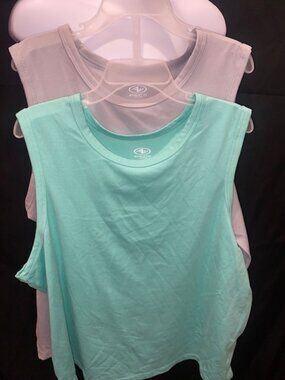 Girls 2pc No Sleeve Bundle Shirts  Size: Extra Extra Large (18)